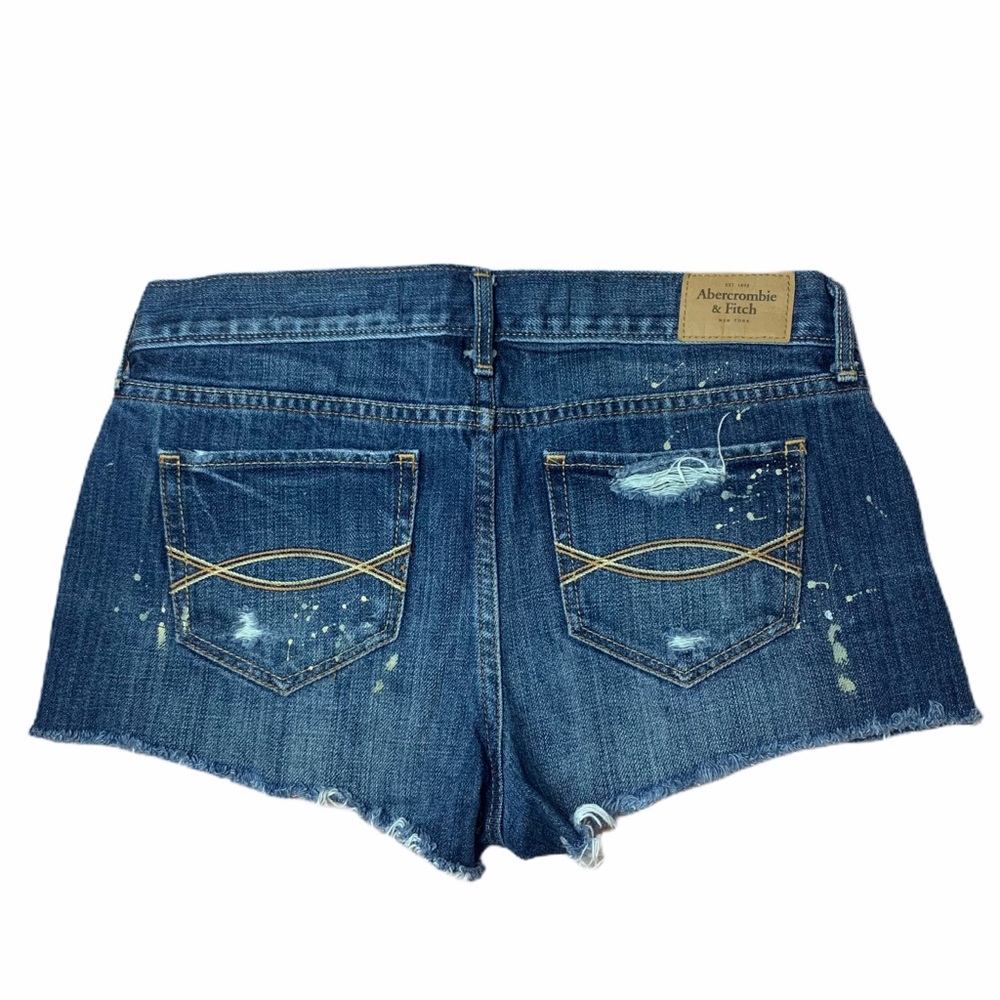 4/$25 Abercrombie & Fitch Embellished Jean Shorts - Picture 2 of 7